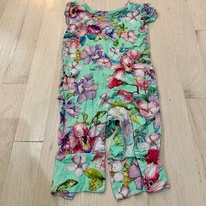 Floral Baby Romper - Posh Peanut